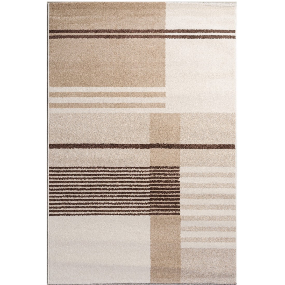 Tapete para Sala Essenciais Geo Bege 250x350 Tapete para Sala Essenciais Geo Bege 250x350