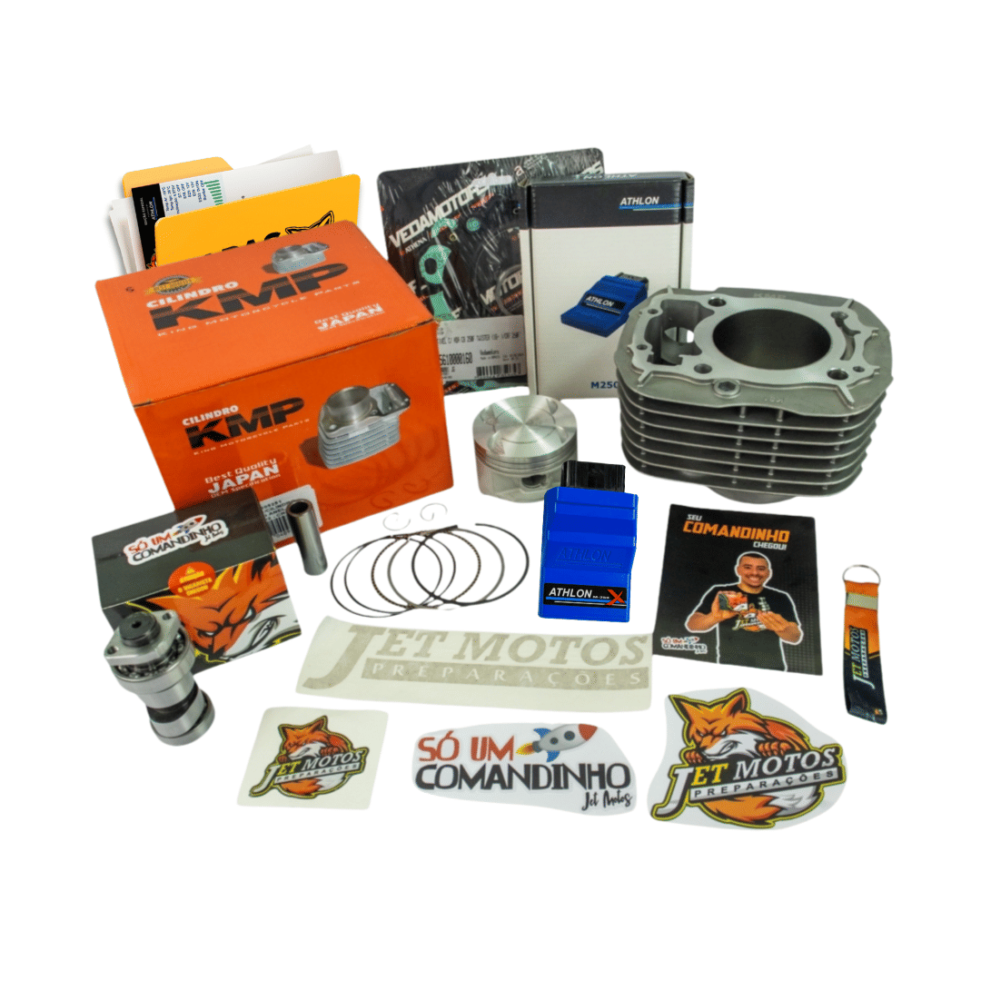 KIT 270CC PARA CB TWISTER 250 F | CRF 250 F | COM COMANDO + MÓDULO ATHLON + MAPA - GASOLINA KIT 270CC PARA CB TWISTER 250 F | CRF 250 F | COM COMANDO + MÓDULO ATHLON + MAPA - GASOLINA