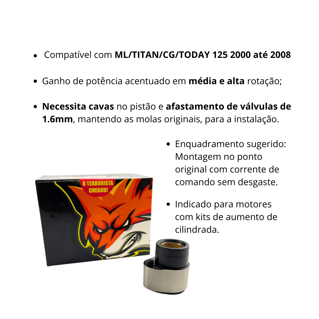 COMANDO PREPARADO CG 125 2000 A 2008 VIGARISTA NÍVEL 2 COMANDO PREPARADO CG 125 2000 A 2008 VIGARISTA NÍVEL 2