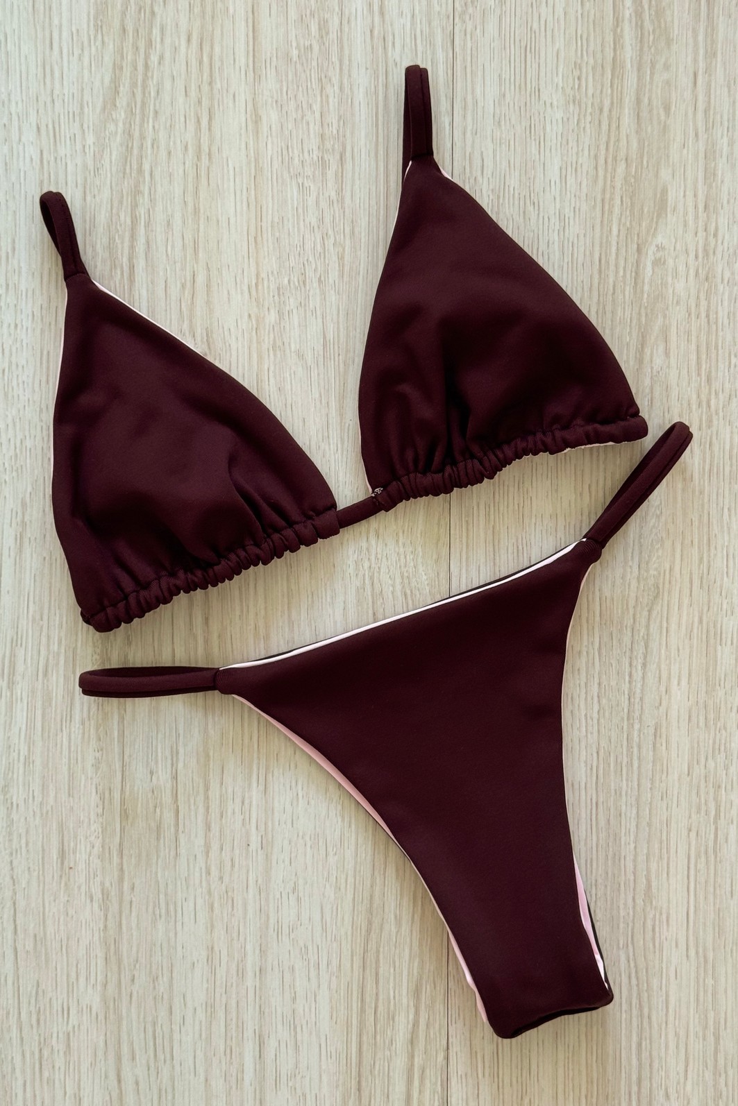 TOP DE BIQUÍNI CORTININHA DUPLA FACE LOLA BLOSSOM+FONDUE