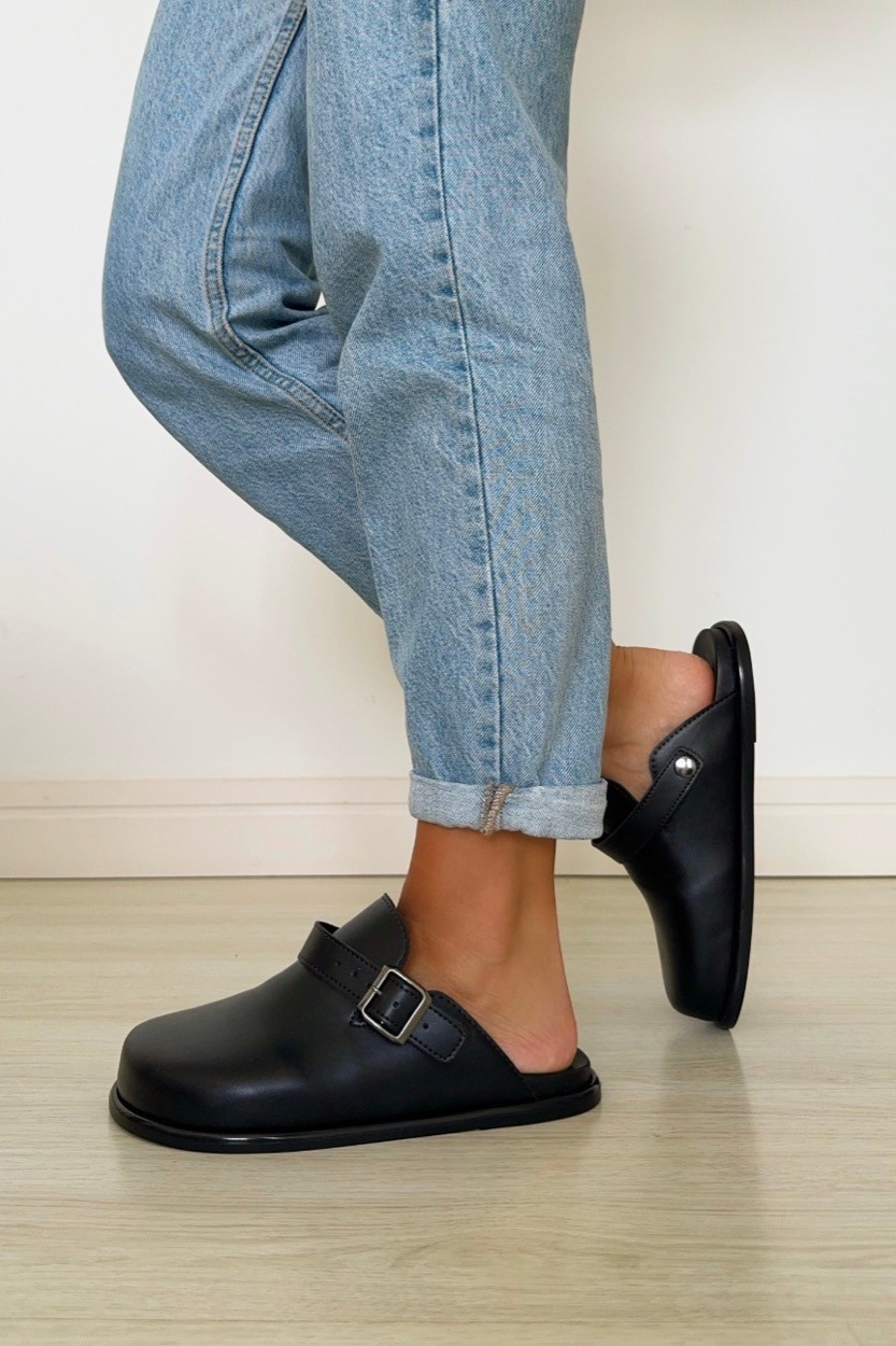 Mule Cléo Preto Mule Cléo Preto