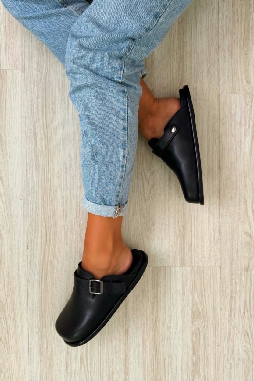 Mule Cléo Preto Mule Cléo Preto