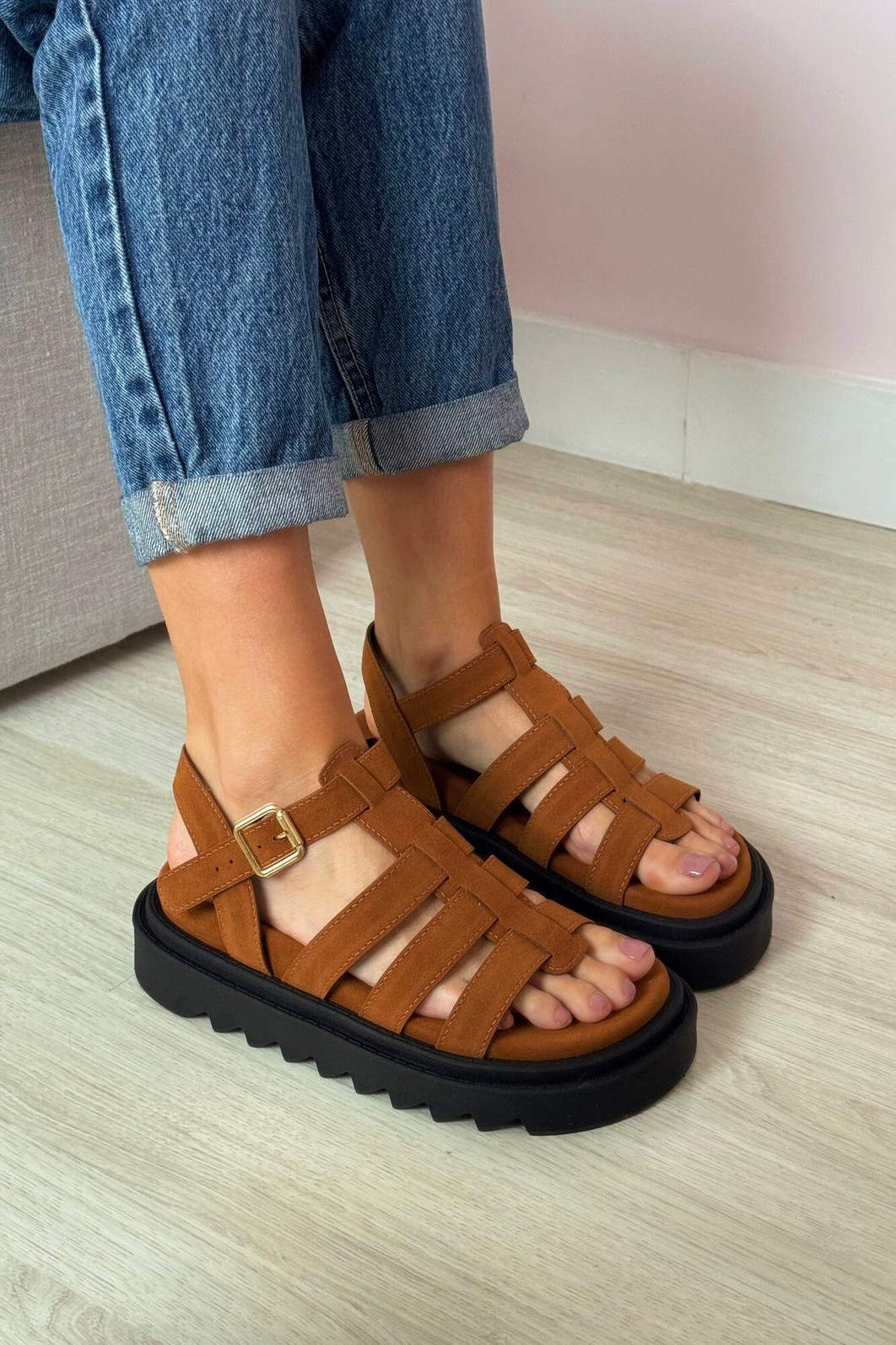 Sandália Caroline Caramelo Sandália Caroline Caramelo