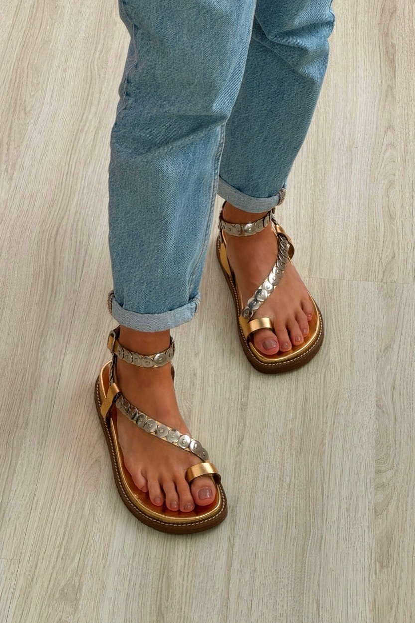 Sandália Duda Dourado Sandália Duda Dourado