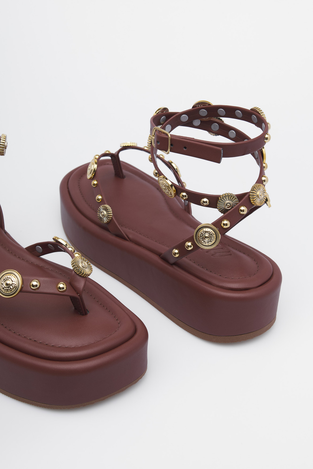 SANDÁLIA BRENDA MARROM SANDÁLIA BRENDA MARROM