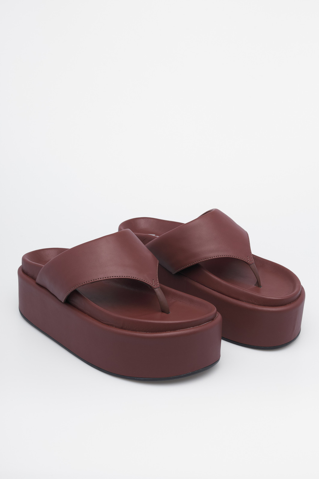 Flatform Deise Marrom Plataforma Feminina Mist Flatform Deise Marrom Chinelo Plataforma Feminina Mist