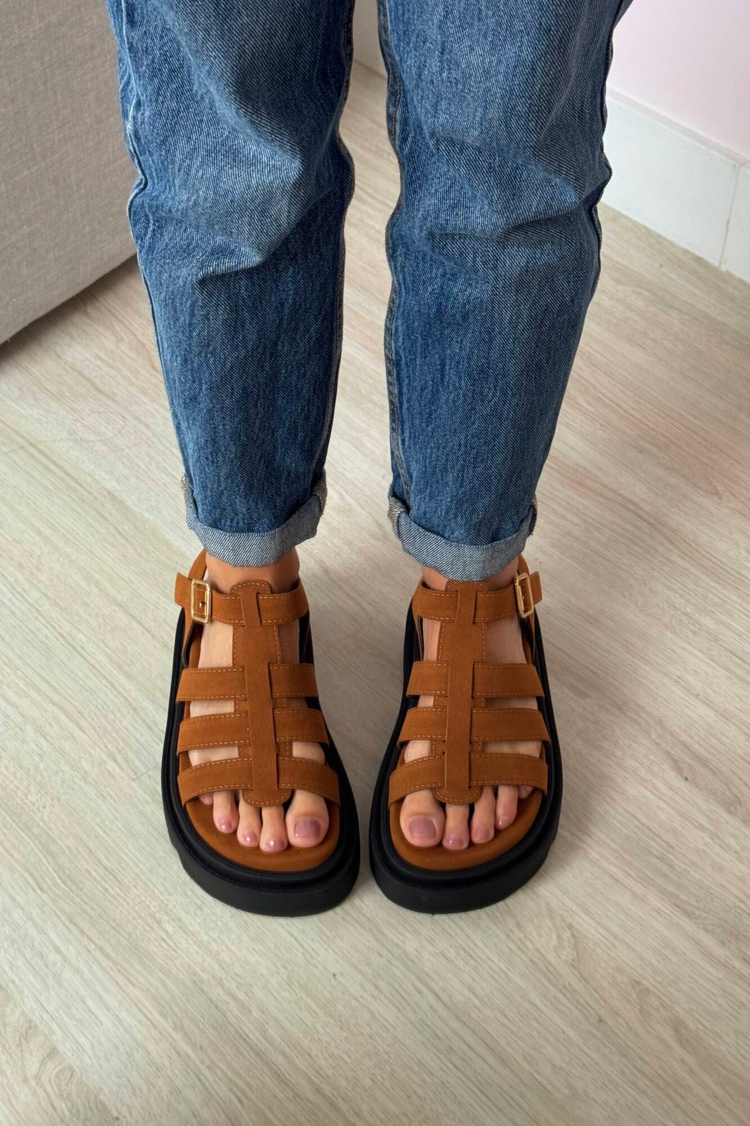 Sandália Caroline Caramelo Sandália Caroline Caramelo