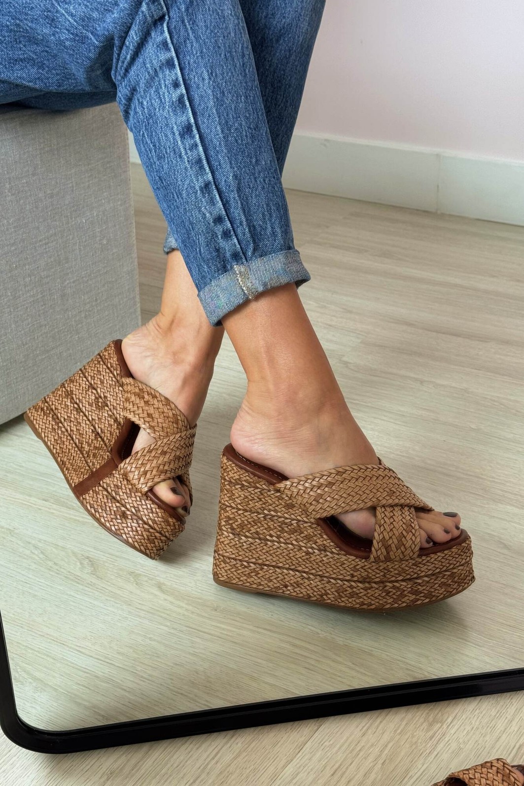 Tamanco Lupita Marrom Tamanco Lupita Marrom