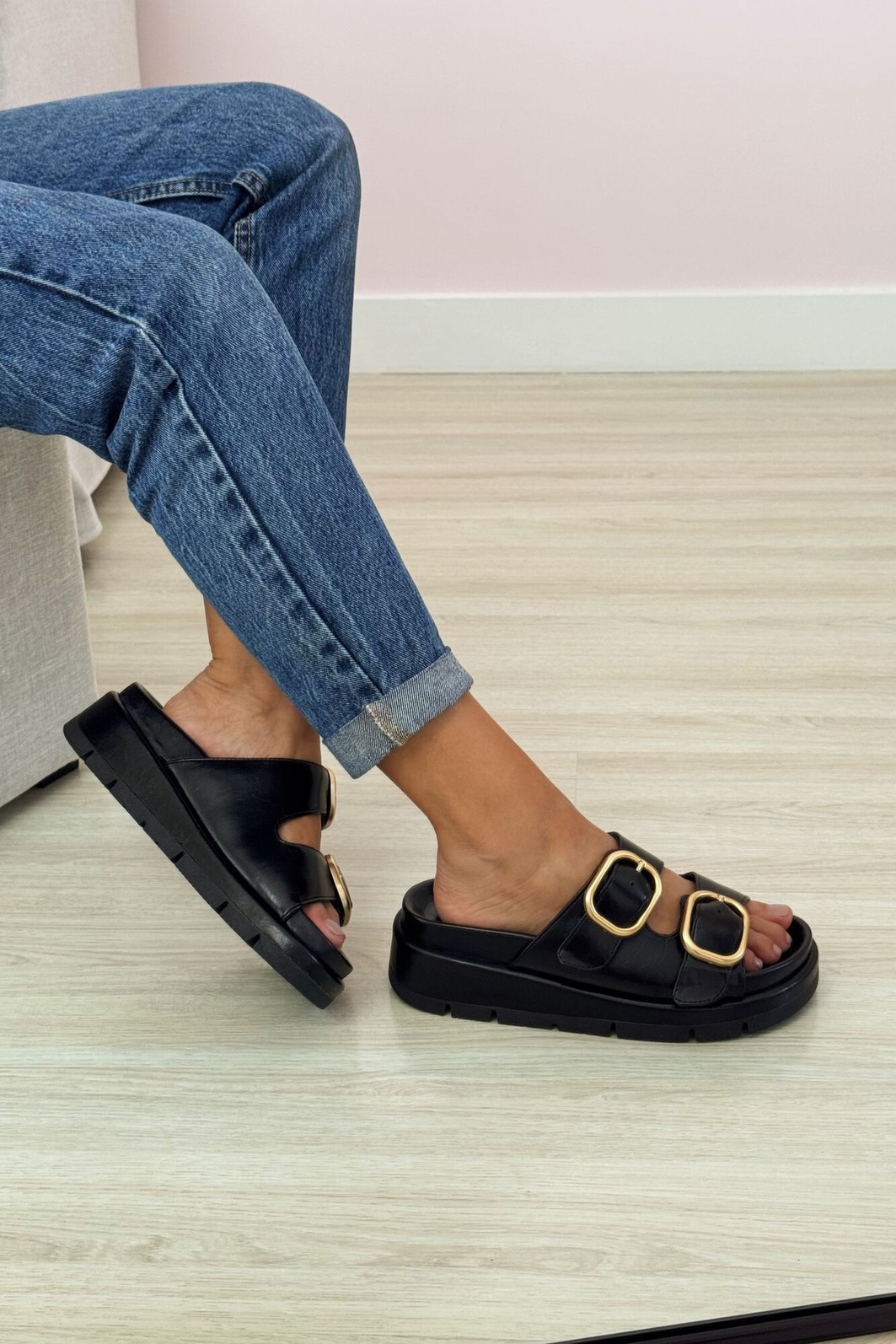 Flat Ingrid Preto Flat Ingrid Preto