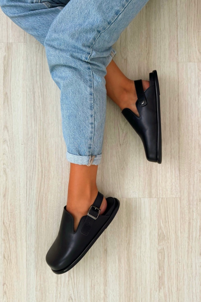 Mule Cléo Preto Mule Cléo Preto