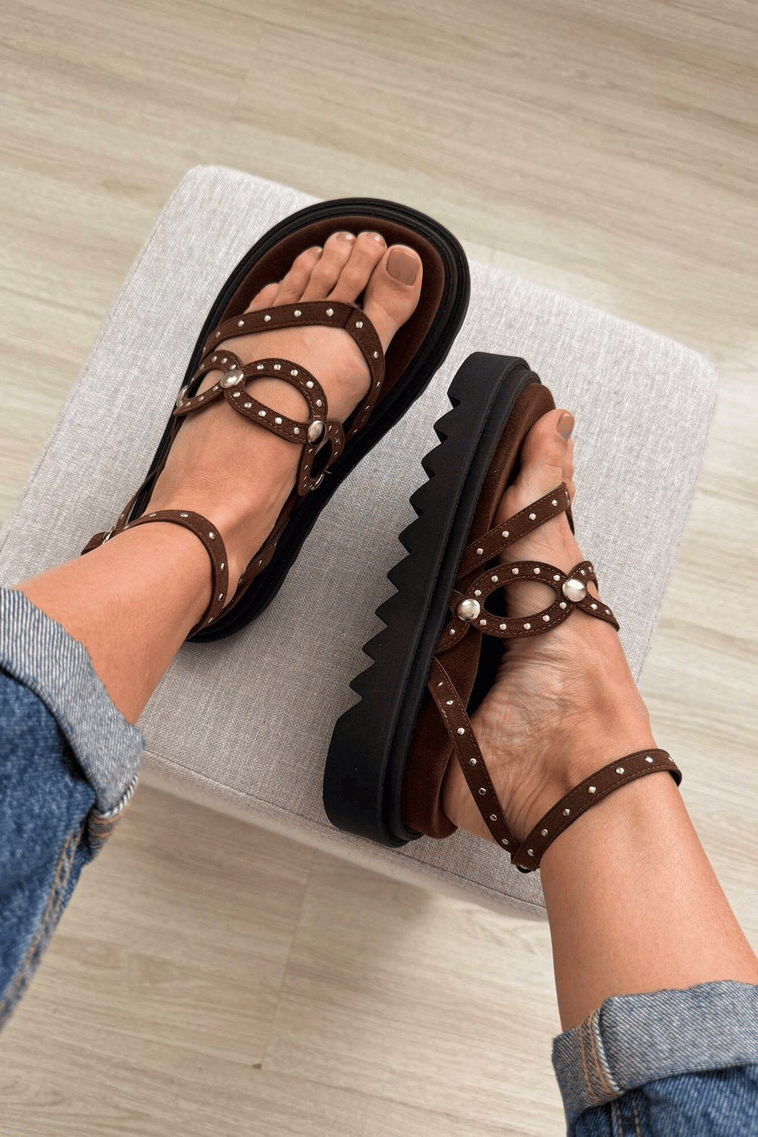 Sandalia Matilda marrom Sandalia Matilda marrom