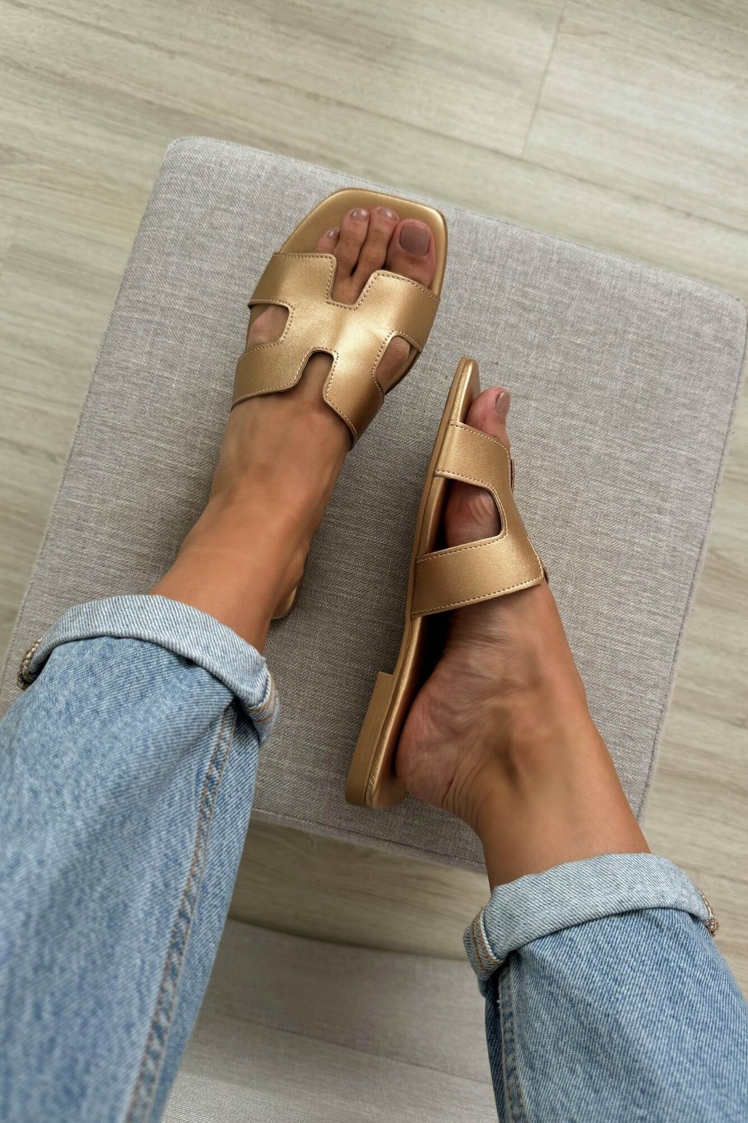 Flat Gigi Dourado Flat Gigi Dourado