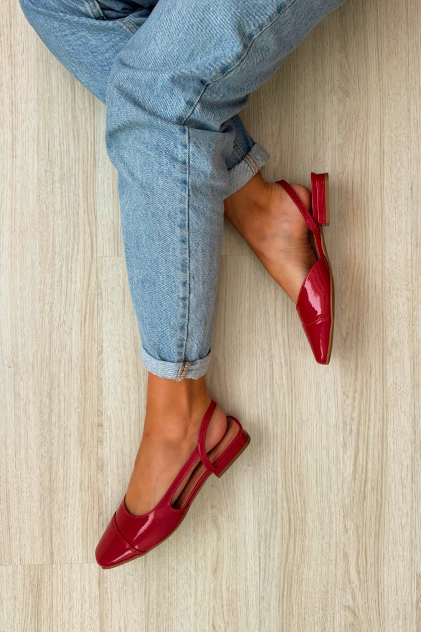 Flat Julie Vermelho Flat Julie Vermelho