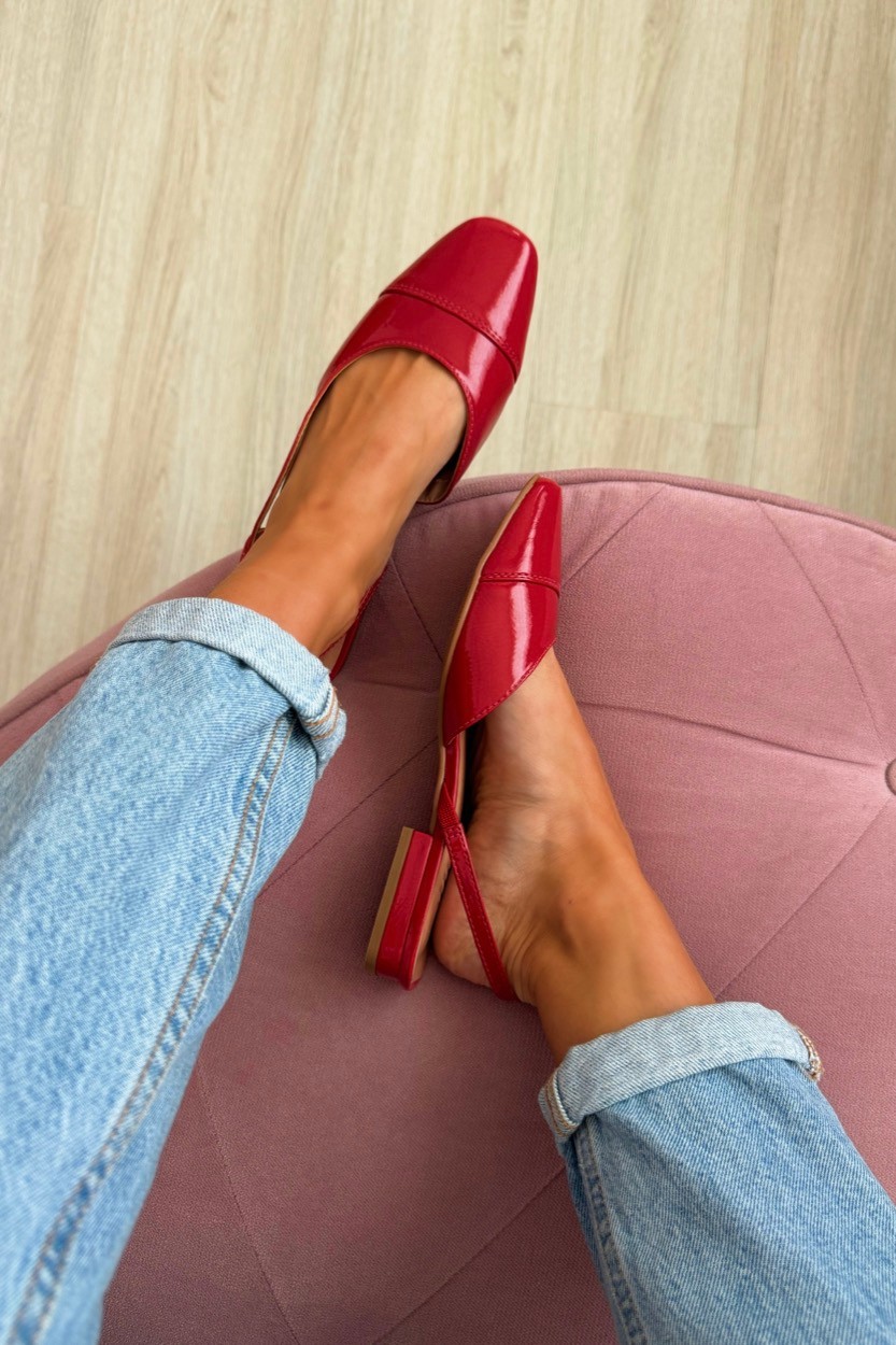 Flat Julie Vermelho Flat Julie Vermelho