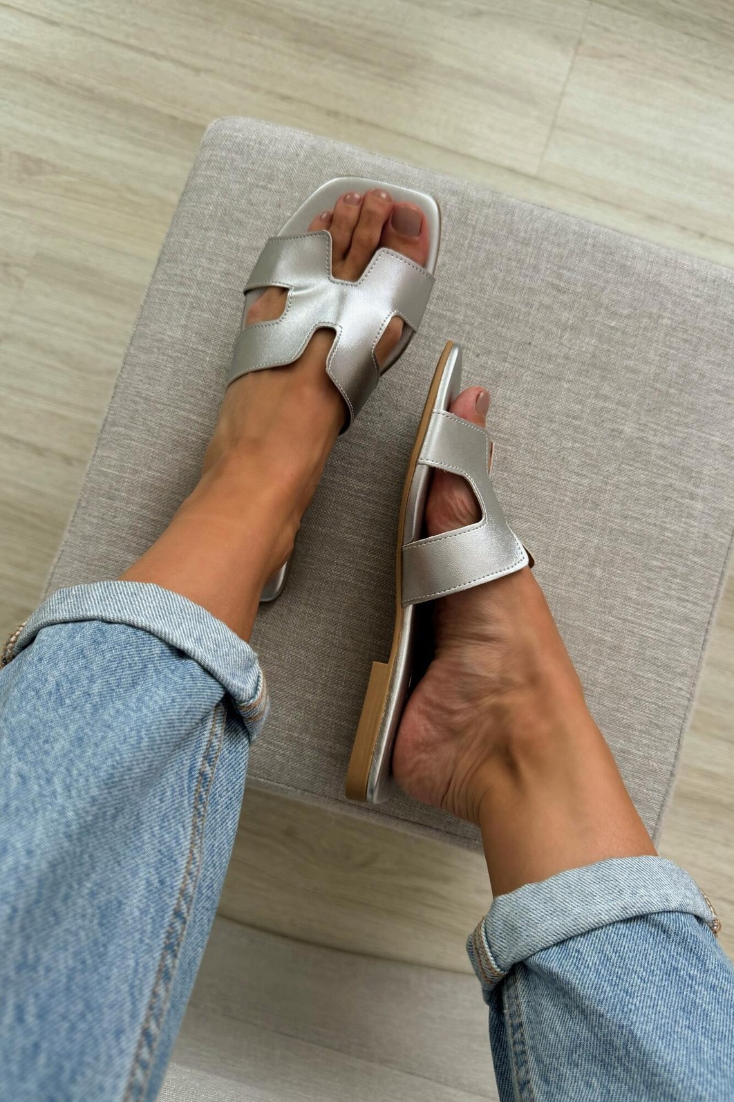 Flat Gigi Silver Flat Gigi Silver