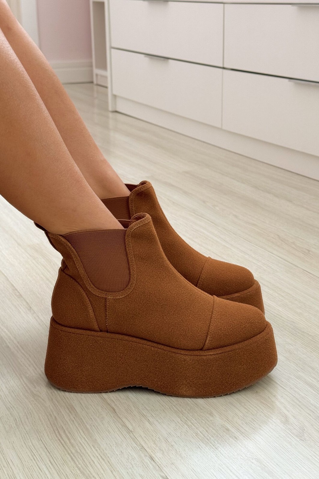 Bota Paola Camel Bota Paola Camel