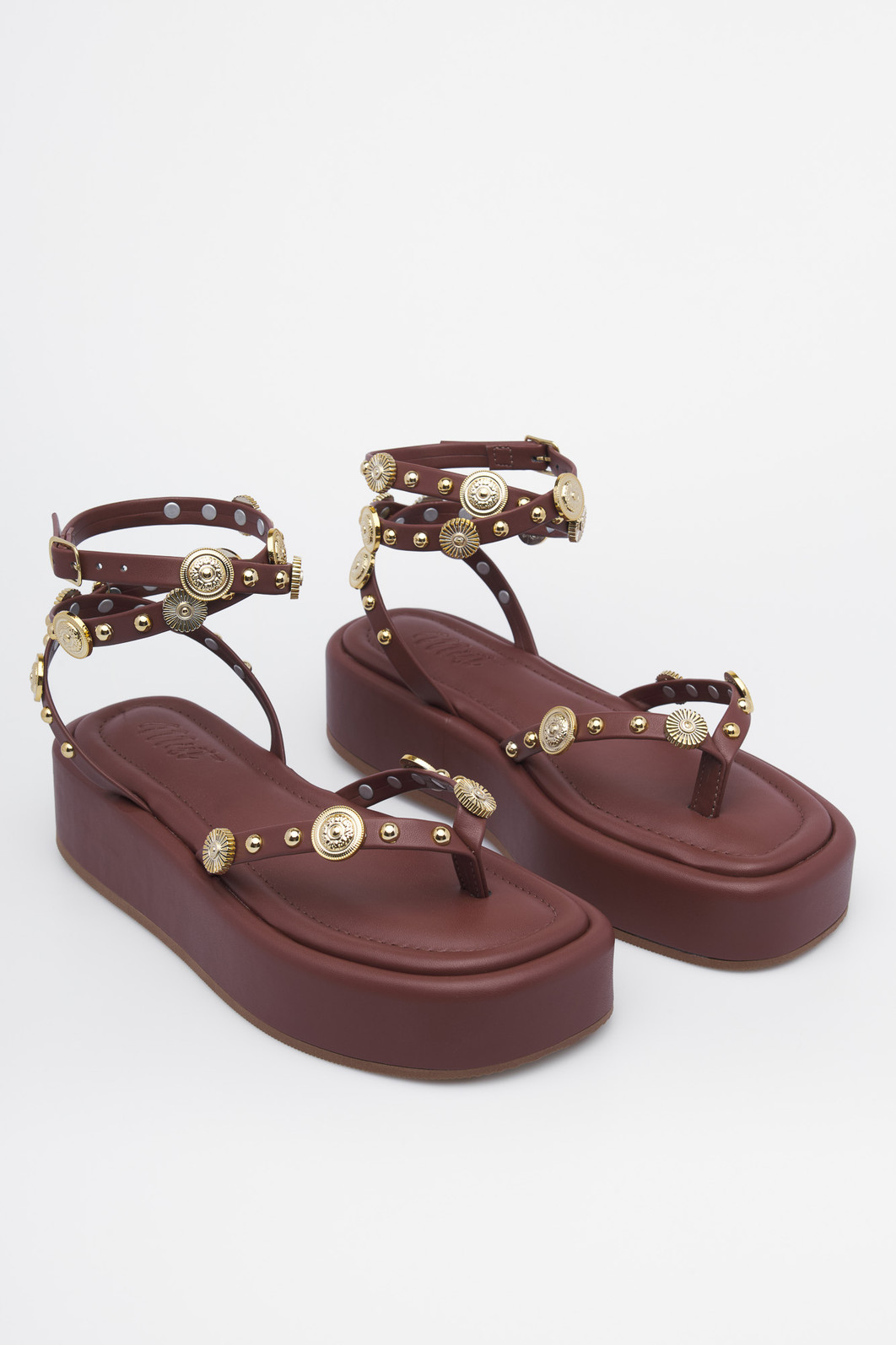 SANDÁLIA BRENDA MARROM SANDÁLIA BRENDA MARROM