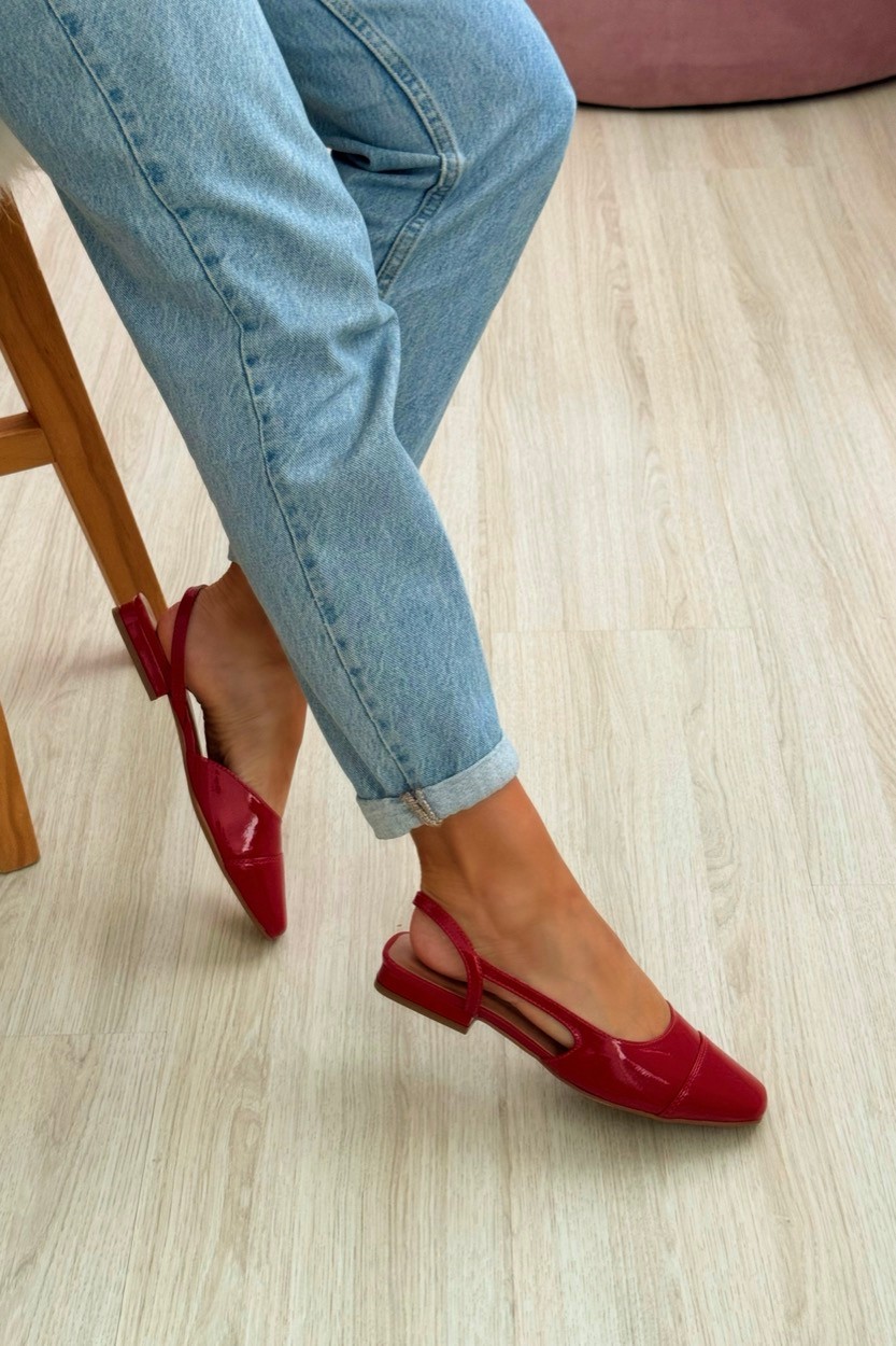 Flat Julie Vermelho Flat Julie Vermelho