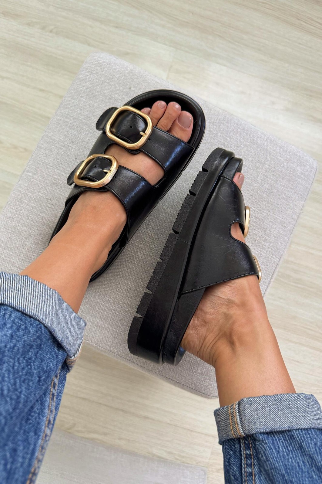 Flat Ingrid Preto Flat Ingrid Preto