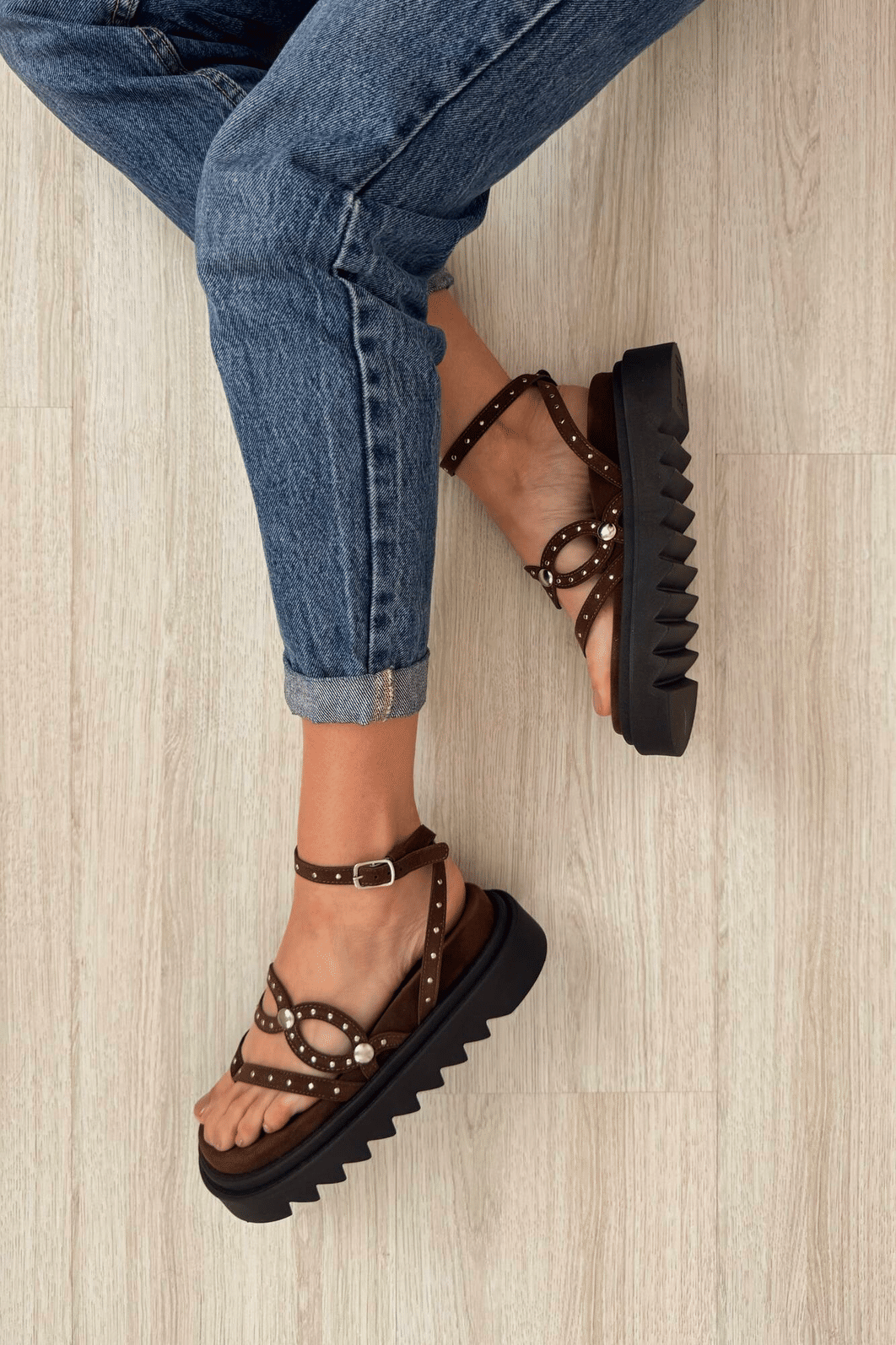 Sandalia Matilda marrom Sandalia Matilda marrom