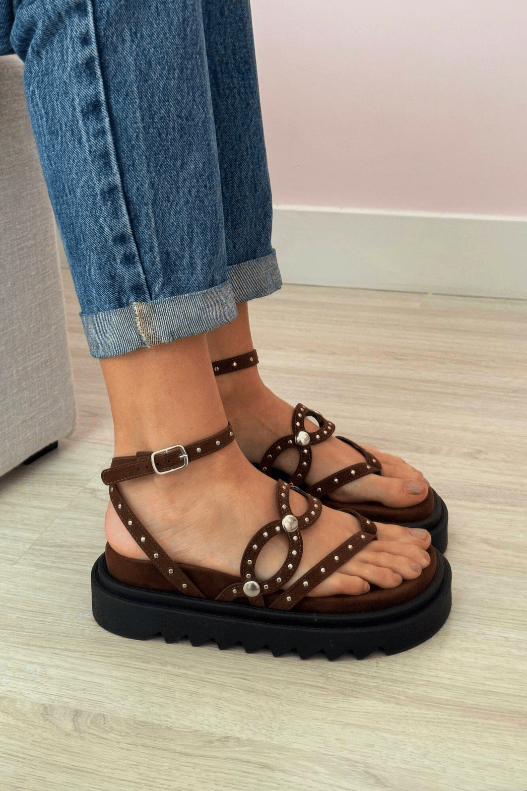 Sandalia Matilda marrom Sandalia Matilda marrom