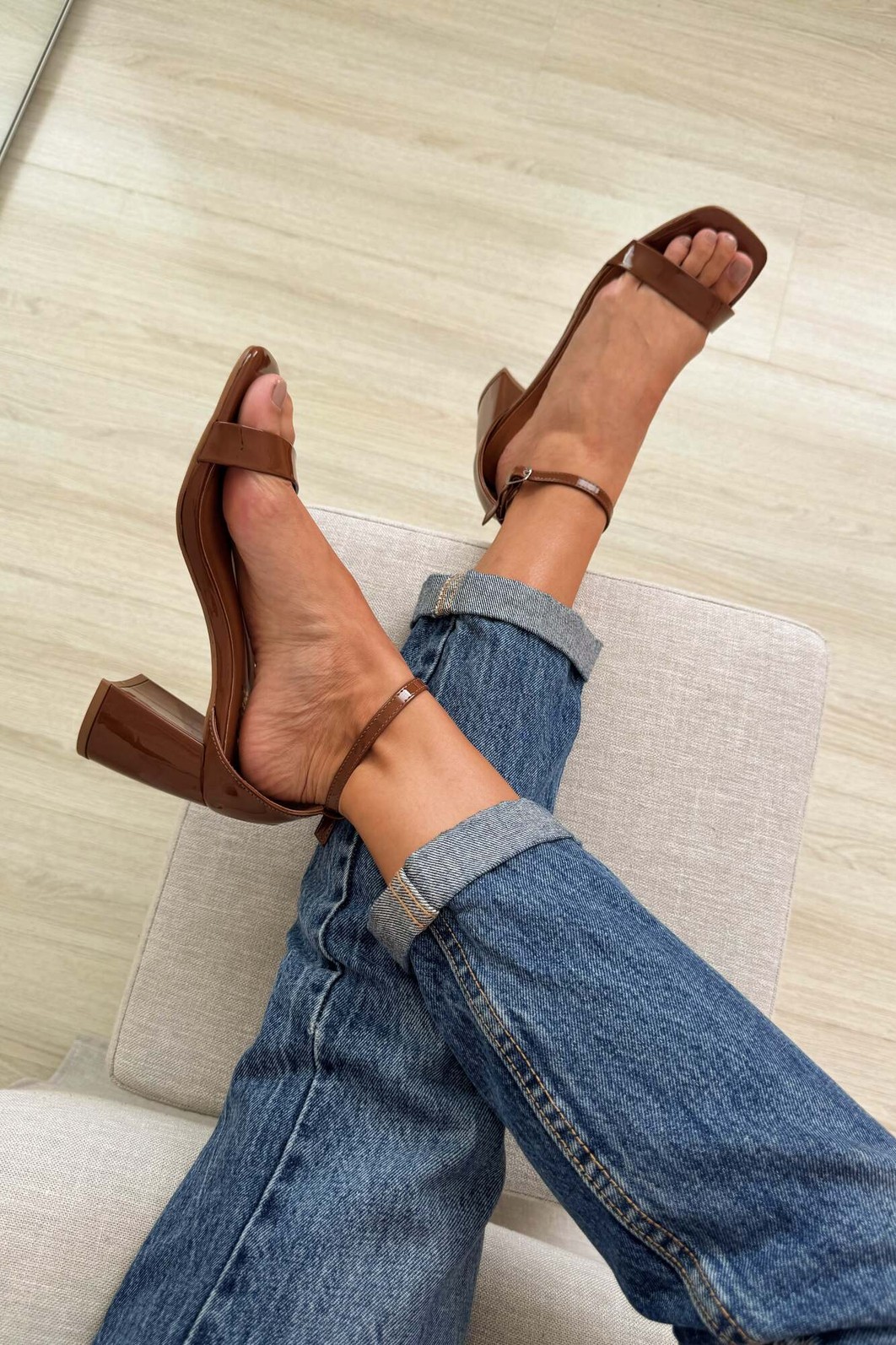 Sandália Mirela Café Sandália Mirela Café