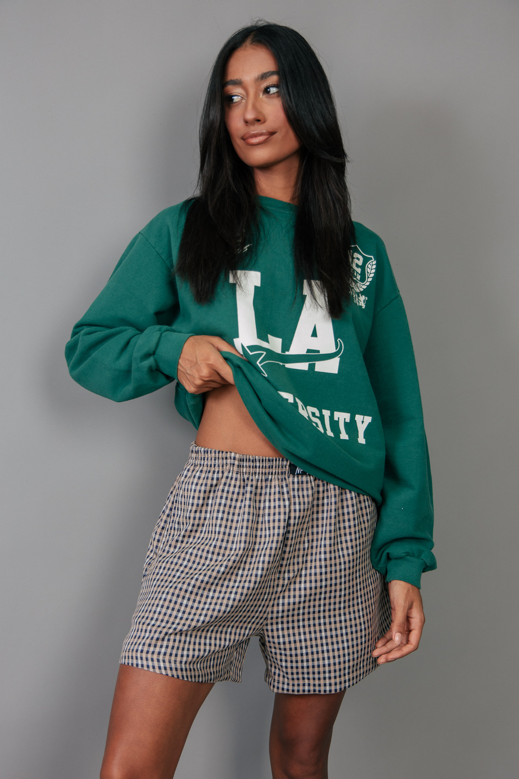 BERMUDA SAMBA CANÇÃO MARROM XADREZ BERMUDA SAMBA CANÇÃO MARROM XADREZ