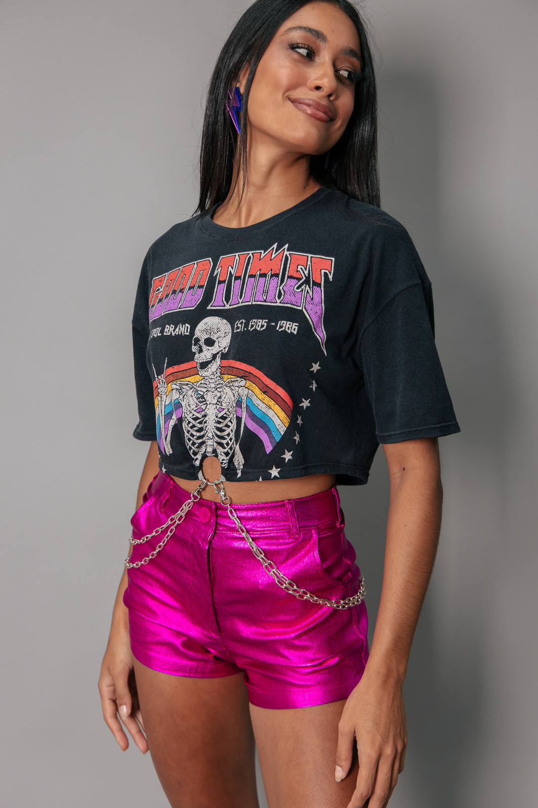 SHORT HOT PANT RESINADO PINK SHORT HOT PANT RESINADO PINK