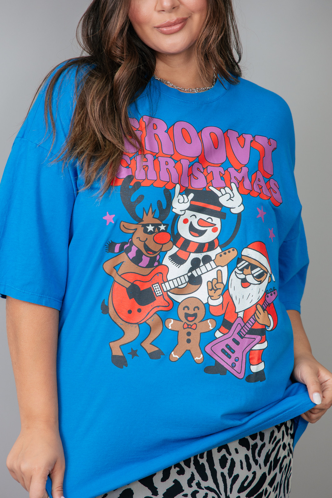 CAMISETA T-SHIRT VINTAGE AZUL GROOVY CAMISETA T-SHIRT VINTAGE AZUL GROOVY