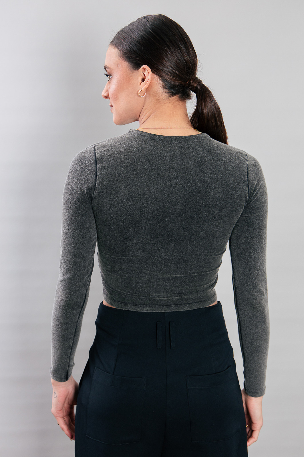 BLUSA COTTON MANGA LONGA MARMORIZADO MANHATTAN BLUSA COTTON MANGA LONGA MARMORIZADO MANHATTAN