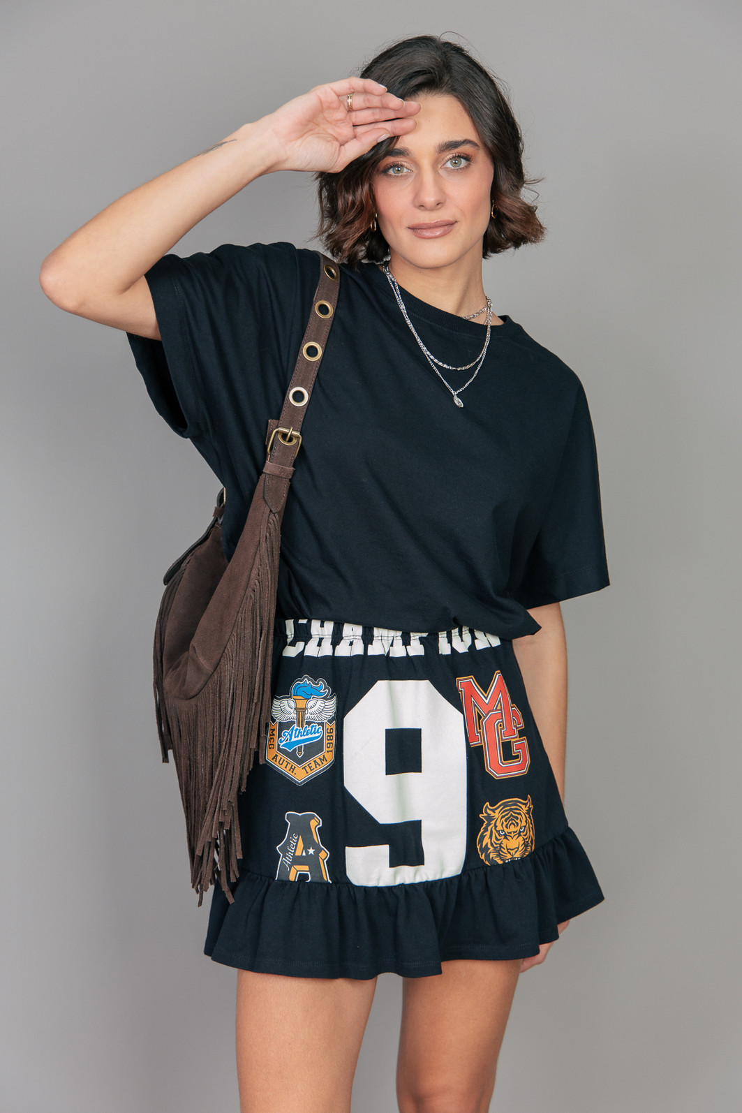 CAMISETA T-SHIRT FULLFIT PRETA BÁSICA CAMISETA T-SHIRT FULLFIT PRETA BÁSICA