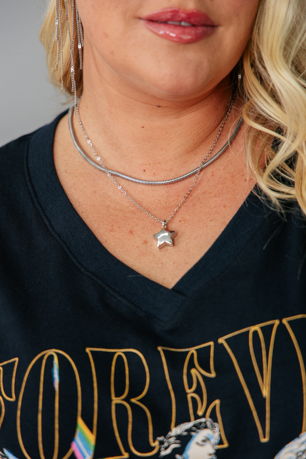 COLAR PRATA COM ESTRELA COLAR PRATA COM ESTRELA