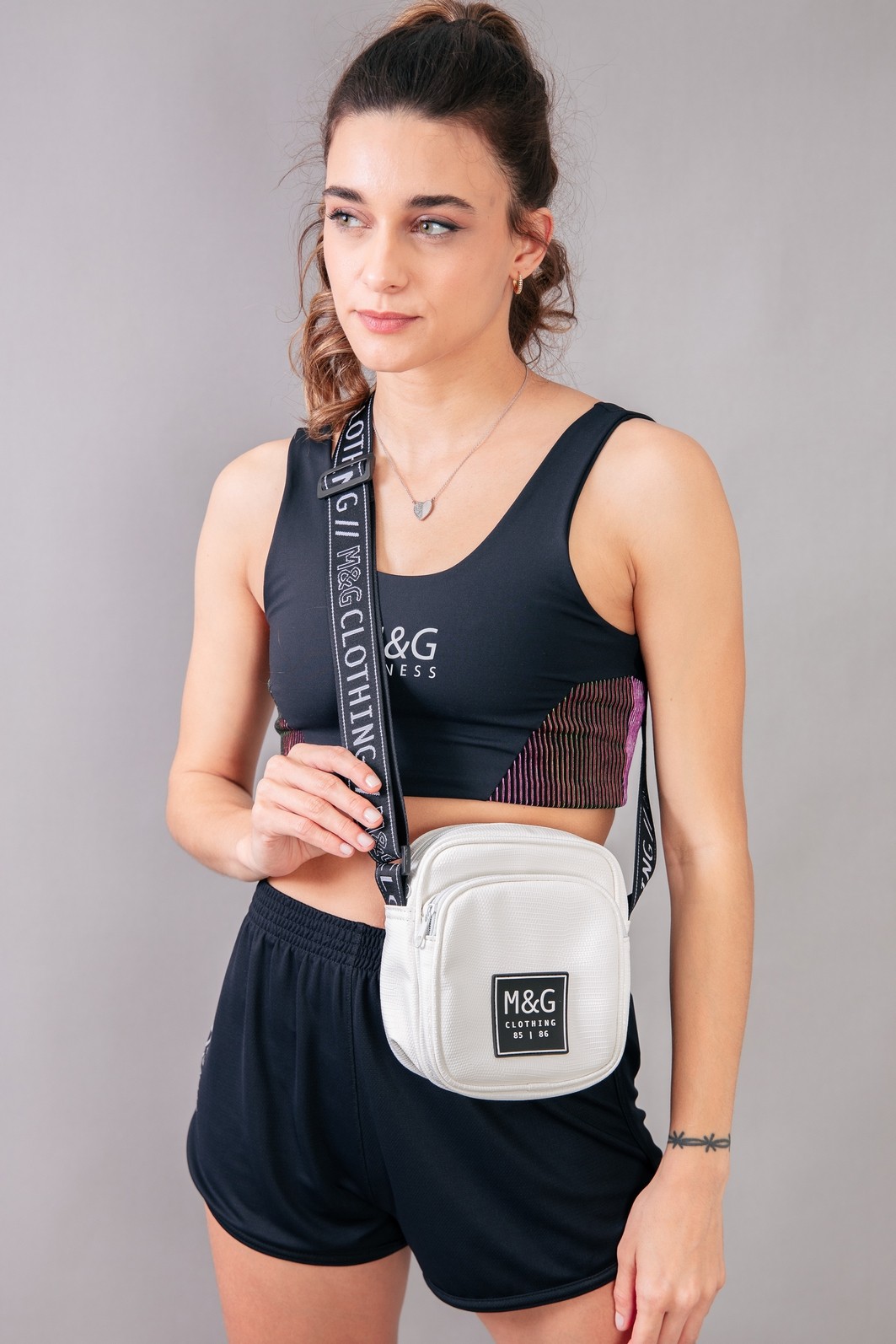 BOLSA SHOULDER BAG DOIS BOLSOS BRANCA BOLSA SHOULDER BAG DOIS BOLSOS BRANCA