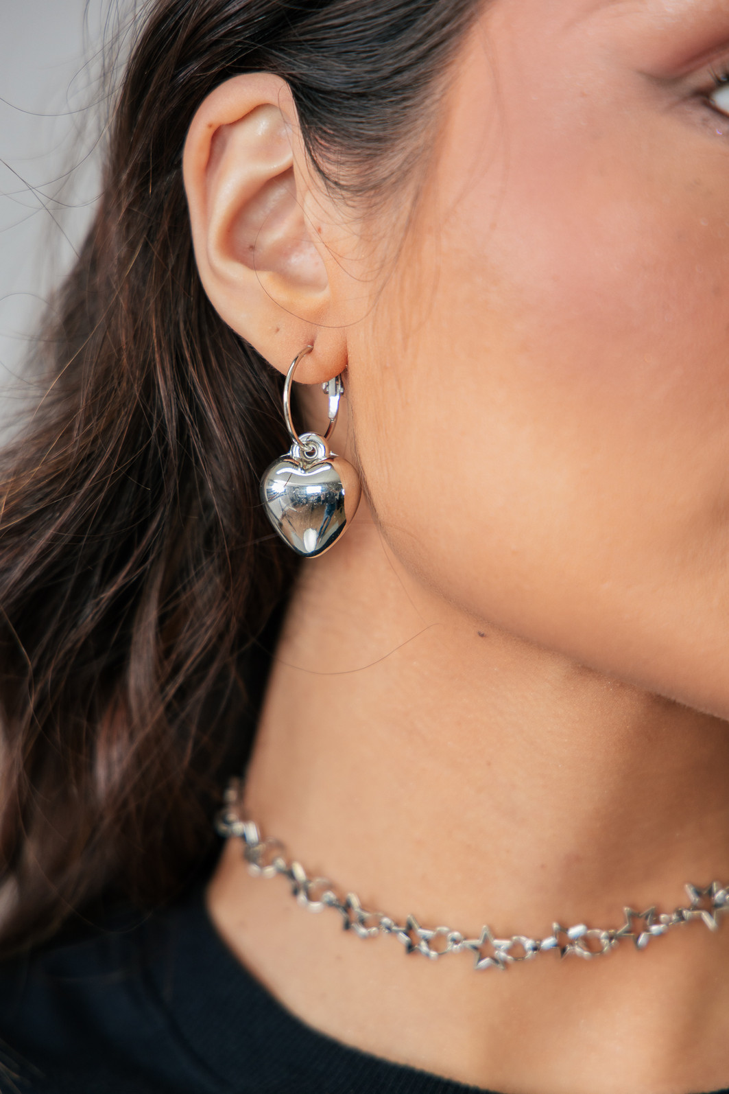 BRINCO ARGOLA PEQUENA CORAÇÃO BRINCO ARGOLA PEQUENA CORAÇÃO