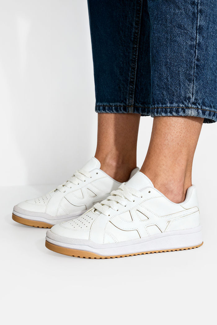 Tênis Moderno de Amarrar Branco