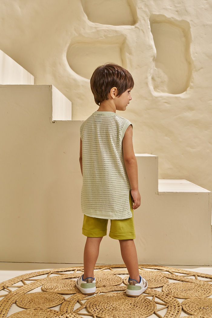 CONJUNTO REGATA EM MALHA FRESH E SHORT EM MOLETINHO