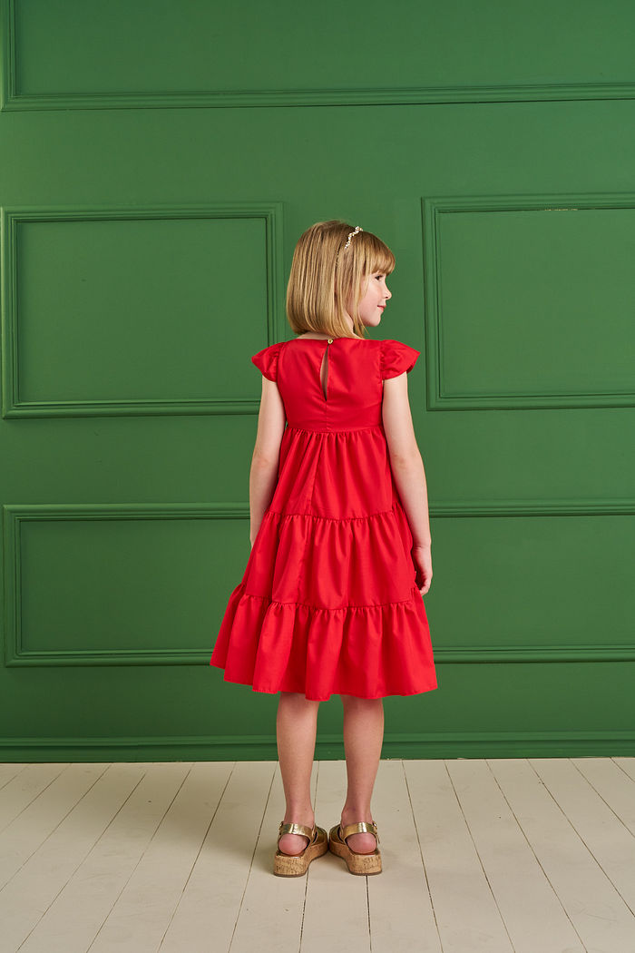 VESTIDO MIDI EM TRICOLINE COMFORT