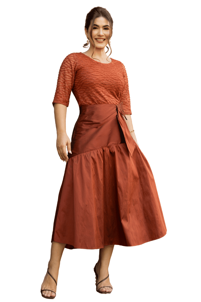 BLUSA TULE LUREX MANGA 3/4 - 05830