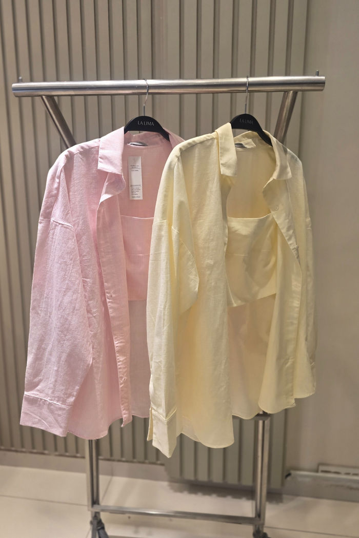 Conjunto Camisa e Top 100% Alogão 2 Cores