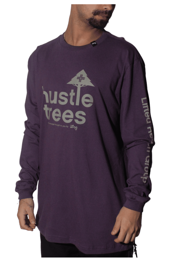 Camiseta Lrg Hustle Trees Manga Longa