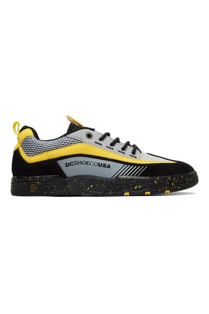 Tênis Dc Shoes Legacy 98 Slim Se Black/Grey/Yellow