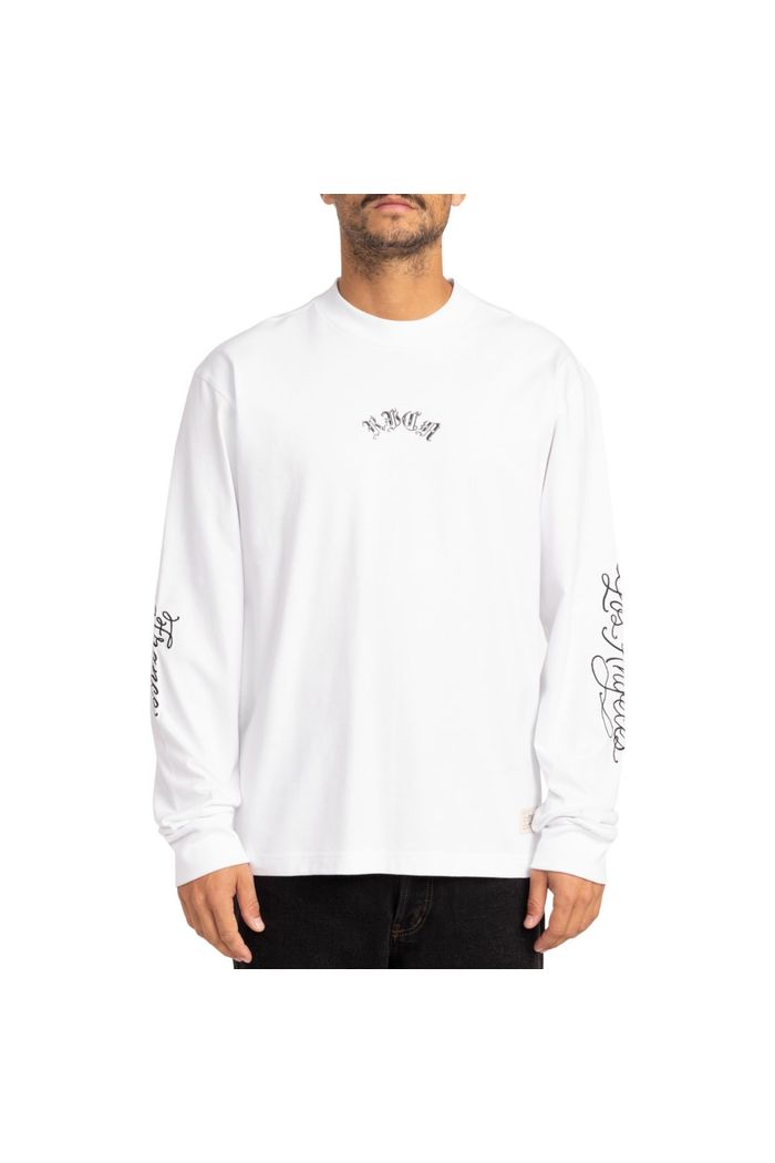Camiseta Rvca Manga Longa Chefs Kiss Ls