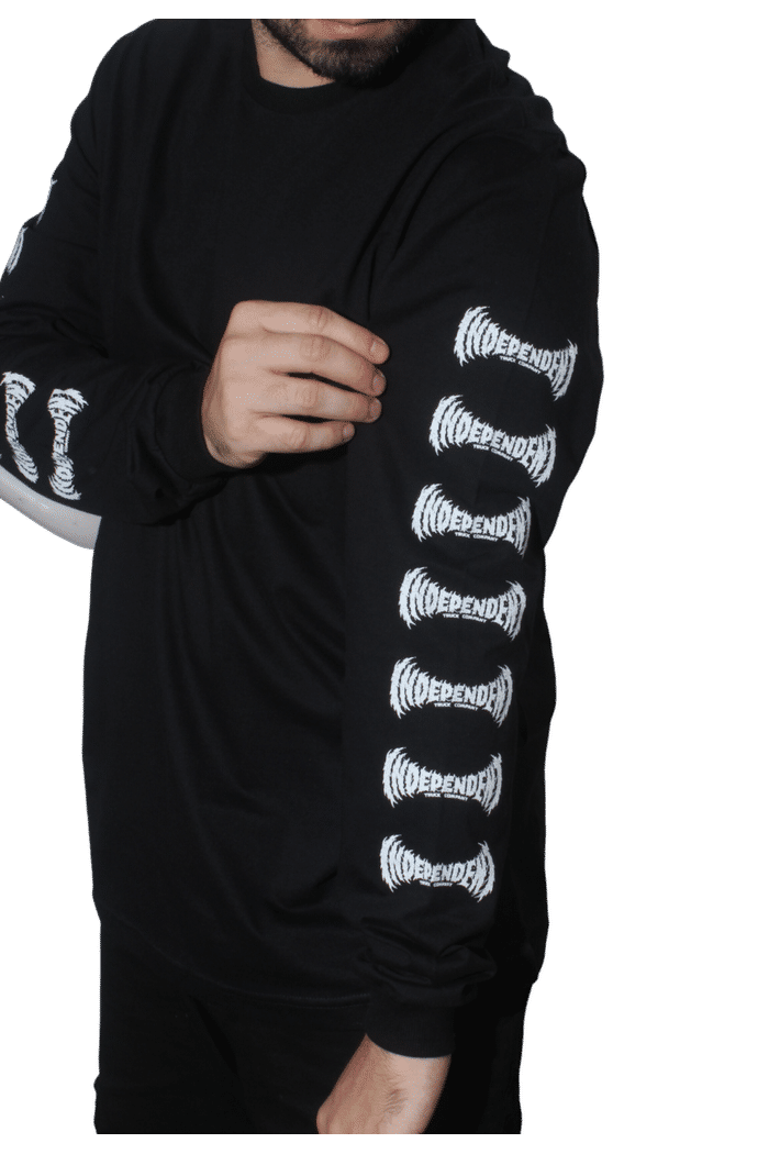 Camiseta Independent Manga Longa Metal Span