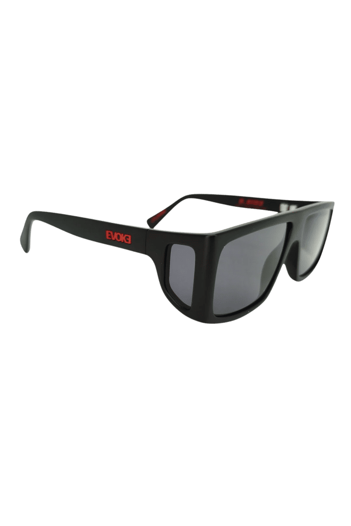 Óculos De Sol Evoke New B-Side X Vi Kakinho Black Matte Red Gray Total