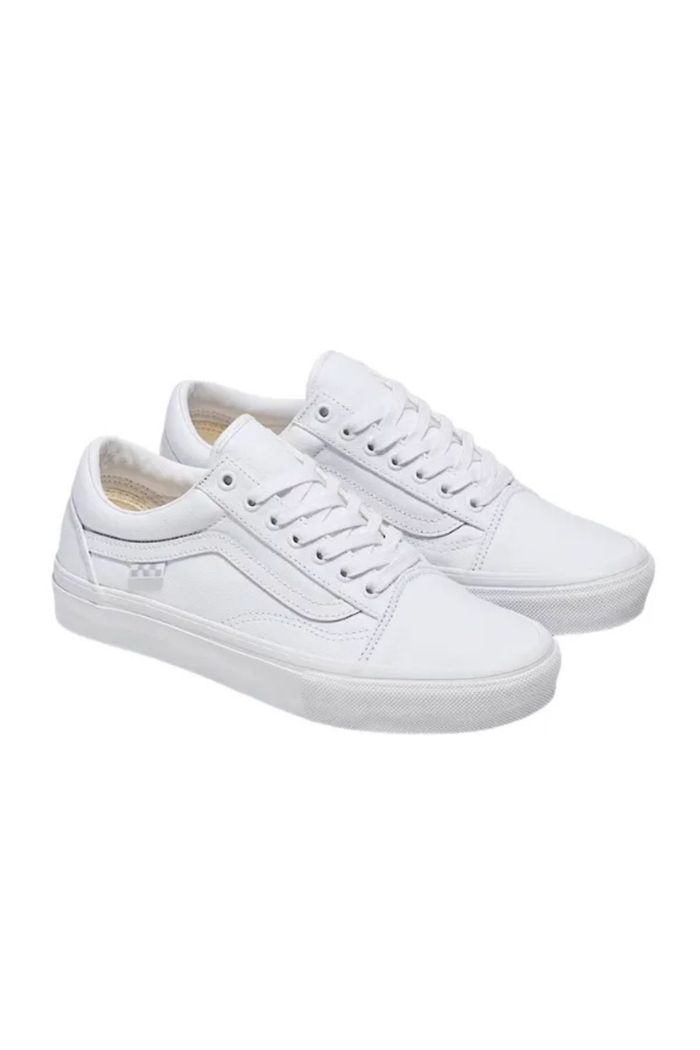 Tênis Vans Skate Old Skool Canvas True White