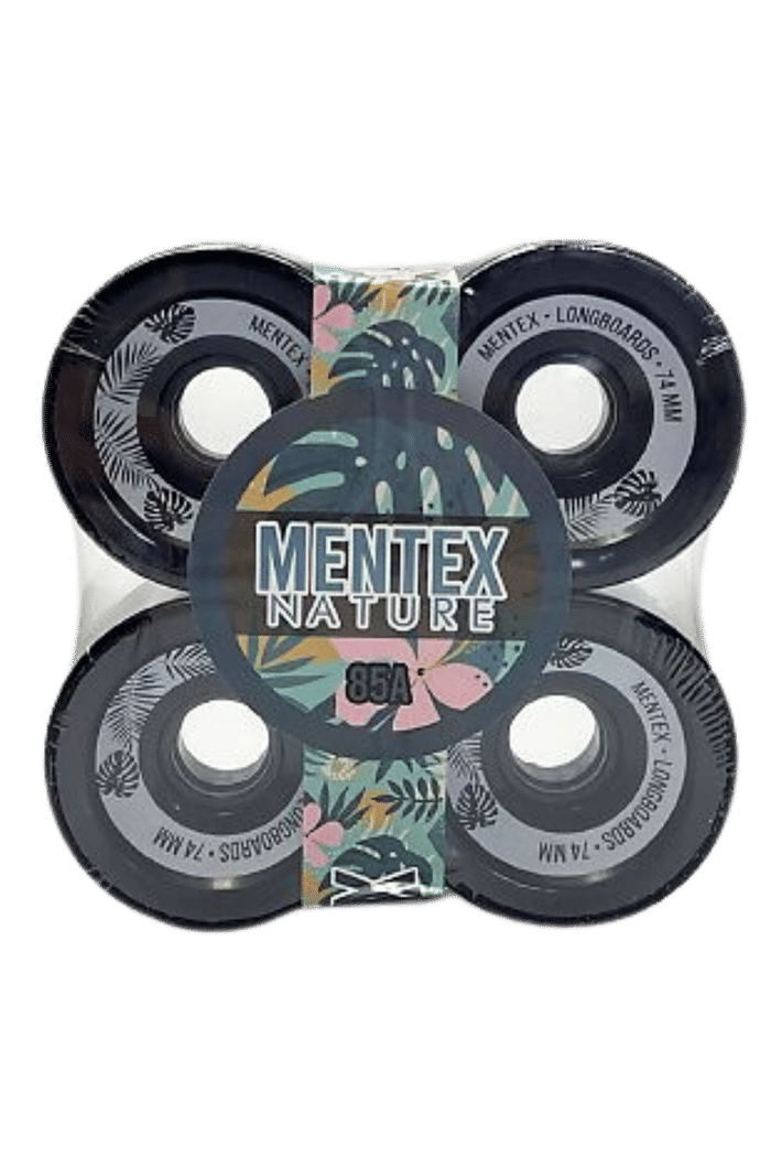 Roda Mentex Natura Longboard Preto 65mm