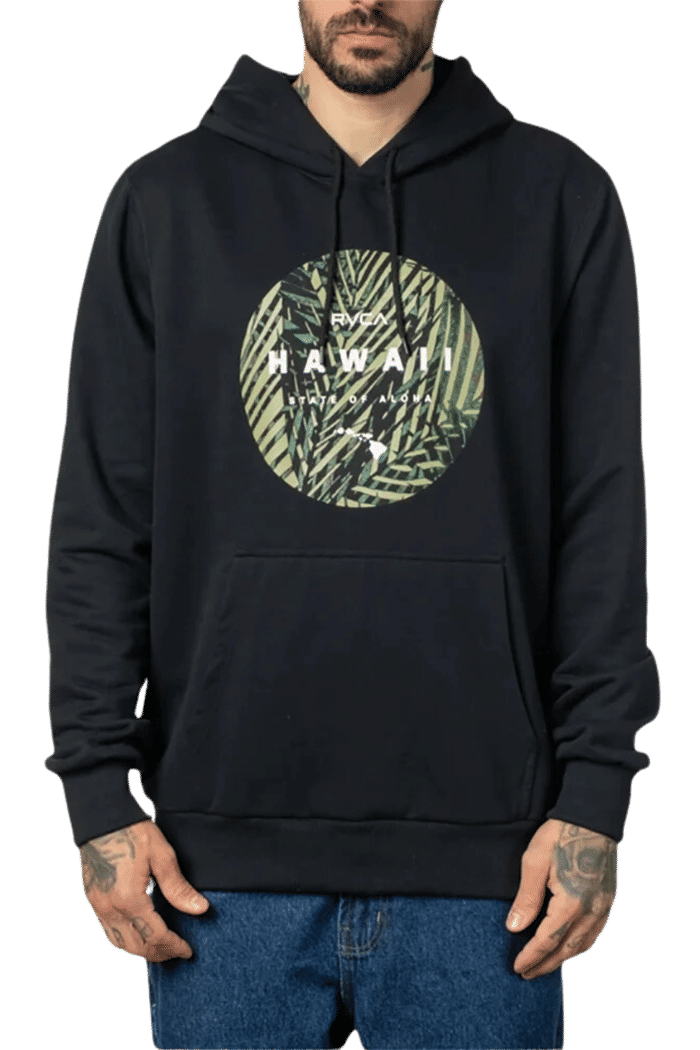 Moletom Rvca Fech Hawaii Camo Motors