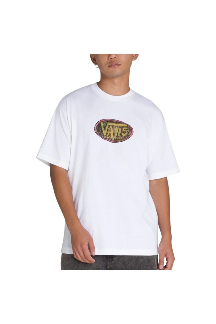 Camiseta Vans Scribblex Ss White