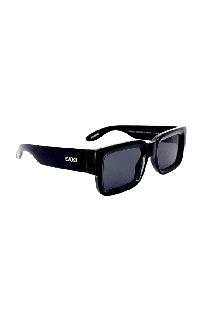 Óculos De Sol Evoke Lodown Black Shine Gray Total