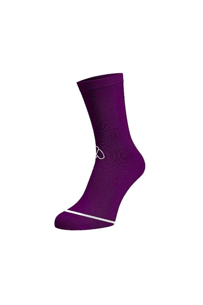 Meia Roxa Lisa Be Zmz